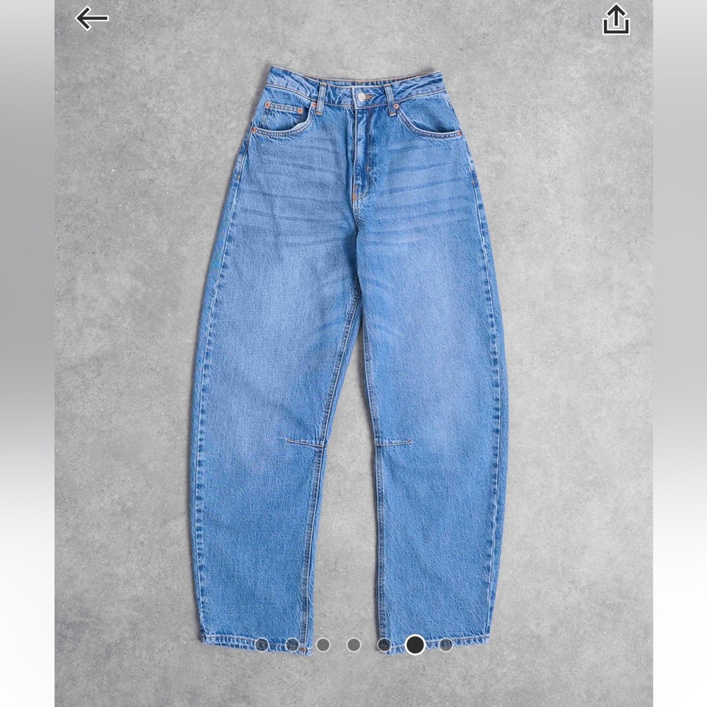 Topshop Barrel Jeans